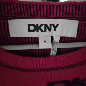 DKNY Fuchsia Knit Top